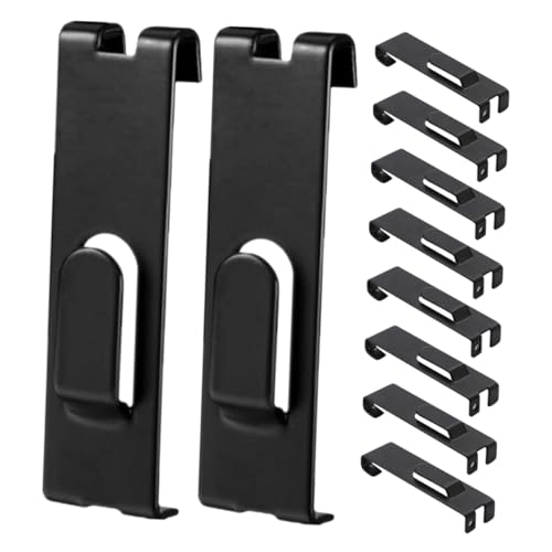 Unomor Sturdy Hooks 10pcs Metal Hanging Hooks for Grid Wall for Art Display and Storage