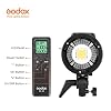 Godox SL-60W CRI 95+ LED Video Light SL60W White 5600K Version 60WS Bowens Mount with Folding Softbox 60CM x 60CM Bowens Mount,Light Stand