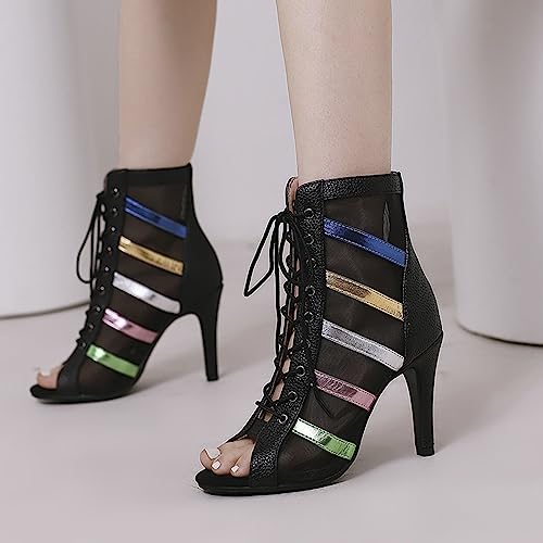 Sandales en maille stiletto 9cm et bottes de mode de haute qualité - 5