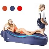 🌈 【TRANSPORTE CONVENIENTE】- BEAUTRIP la tumbona viene con una pequeña bolsa de transporte. Cuando está vacío, pesa menos de un kilogramo y casi no ocupa espacio. En resumen: exactamente lo que necesita para llevarlo sin esfuerzo a la playa, en un parque, disfrute con sus amigos ...