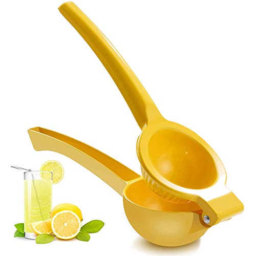 Comparison: Lemon Juicer 5 Manual Juicer Citrus Lemon Squeezer, Fruit Juicer Lime Press Metal, Professional Hand Juicer Kitchen Tool(Yellow)