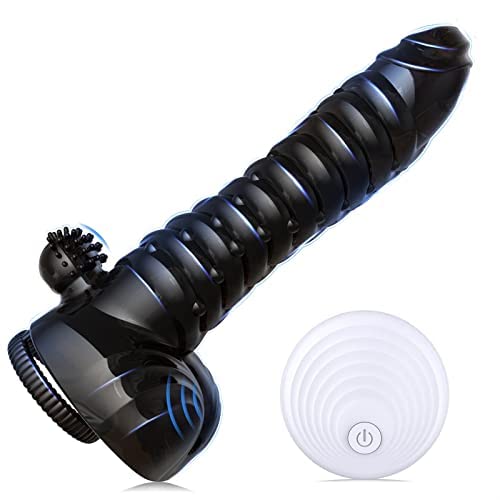 DIEMLOVE Preservativo para pênis, extra longo, extra grosso, extra duro - três esferas vibratórias e