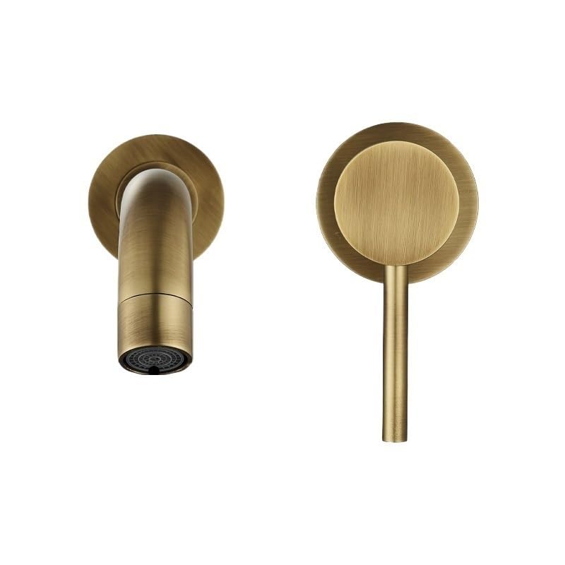 Robinet en T en laiton antique ISCBAFYX avec mitigeur chaud et froid