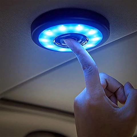 Regulador de intensidad MASO 12 V RV con luz LED recargable por USB, 2 unidades Cover