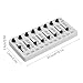 summina MIDI Controlle Midi Mixer Midi Foot Controller USB MIDI Controller Mixer with 43 Buttons 8 Knobs 8 Push Buttons BT Connection Battery/Type-C Power Supply Mini Midi Keyboard