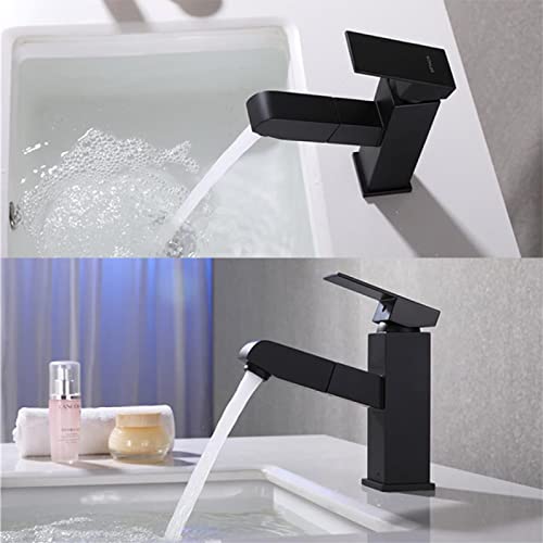 Robinet de lavabo extractible en laiton pour nettoyer facilement votre salle de bain - 6