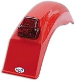  Garde-boue arrière + feu UFO Enduro rouge