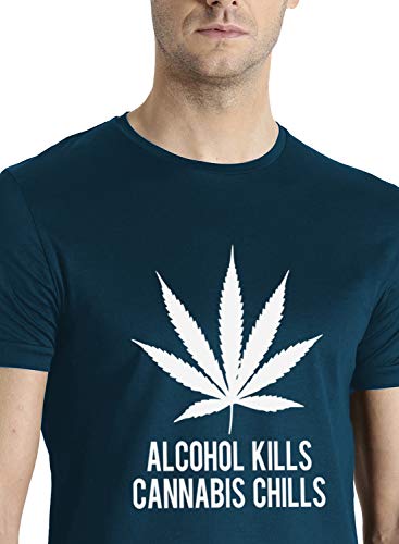 Image of ADRO Men's Solid Regular Fit T-Shirt