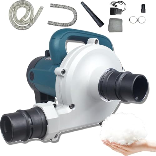 PAMZV 3280-W-Daunenfüllmaschine, Elektrisches 6-stufiges Blas- Und Sauggerät Mit Fußsteuerung, Luftvolumen 8,0 M³/min, Für Bettdecken