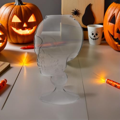 Copa de vino tinto con forma de calavera ideal para regalar en reuniones 6