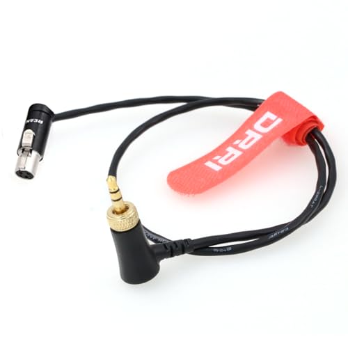 Câble TRS vers TA3F anti-interférence 3.5mm coudé pour mixette Sound Devices et Zoom