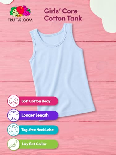 Image of Fruit of the Loom Girls Undershirts (Camis & Tanks)