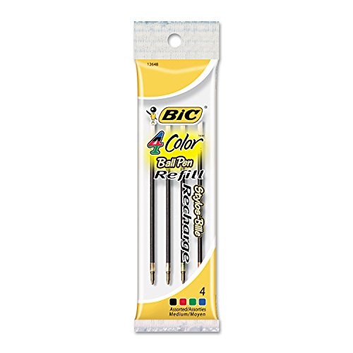 BIC Refills for BIC 4-Color Retractable Ballpoint Pen