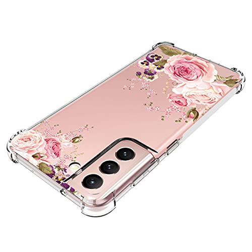 Coque Galaxy S21 FE silicone rose transparent antichoc - 6