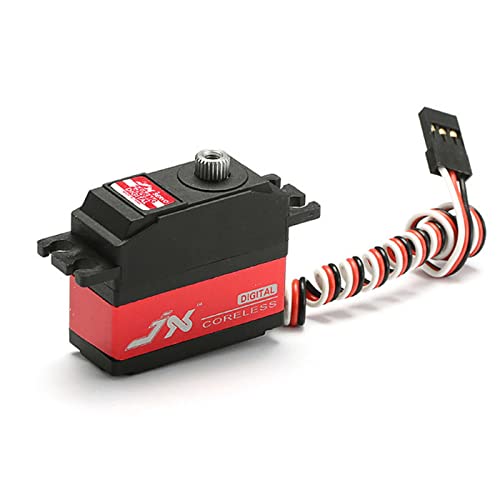 Miniatura 4 de Servo JX Servo PDI-2506MG 0.88oz de engranaje de metal digital sin núcleo servo para 12428 RC Car 450 500 helicóptero avión de ala fija