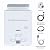 Propane Tankless Water Heater, 1.58GPM 6L Portable Instant Gas Hot Water Heaters with Digital Display, Outdoor Shower Water Heaters for Camping, RV, Boat, Cabins, Overheating Protection