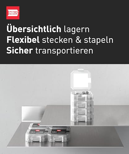 INBUS® 74421 Bit-Box TX20 × 25mm (Zähhart), 12 Stück — Made in Germany