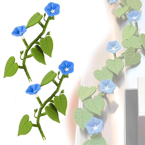 2Pcs Magnetic Ivy Fridge Magnets with Articulating Stems