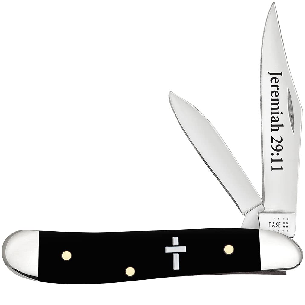 Amazon.com: Case XX WR POCKET KNIFE PEANUT - JEREMIAH 29:11