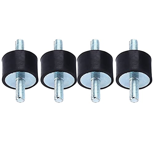 Plyisty - 4PCS M4 15 * 10 Gummi-Stoßdämpferhalterungen, Antivibrations-Silentblock, Anti-Stoßdämpfer-Schwingungsdämpfer, Für Wasserpumpen, Luftkompressoren - -17%
