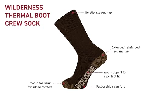 Wolverine Men's Wilderness Thermal Boot Crew4