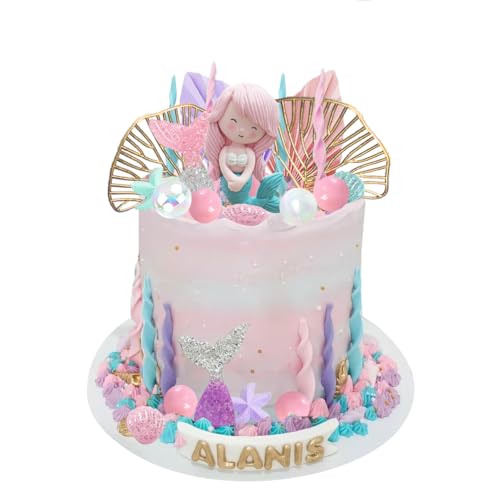 Didida 0016 Mermaid Cake Topper Under The Sea Cake Toppers Set thumb #2