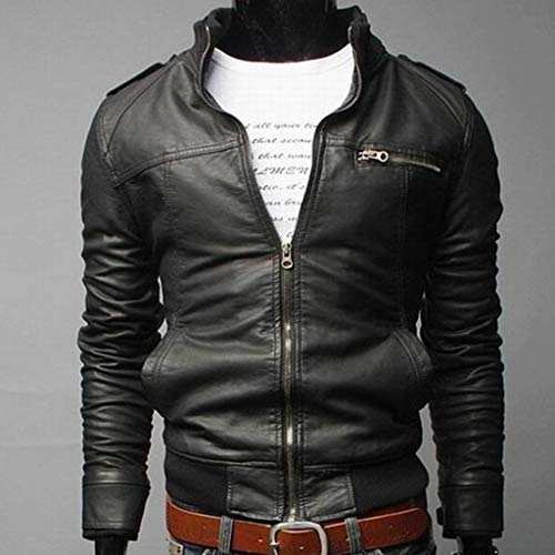 N/A/ Jaqueta de couro adequada para motociclismo, motocicleta, uso externo