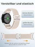 RUIMAYA Geflochtenes Armband Kompatibel mit Google Pixel Watch 4 (45mm)/3 (45mm), Atmungsaktiv und Komfortabel Ersatzarmband mit Uhrenschließe aus Edelstahl für Damen und Herren, Starlight – Ansicht 6