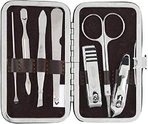 7-Piece Manicure Set with Case, Stainless Steel Nail Care Kit, Professional Grooming Tools-image-35