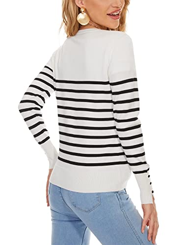 Image of Spicy Sandia Womens Cardigan Sweaters Lightweight Button Up Crewneck Dressy Casual Trendy Spring Sweater Jackets