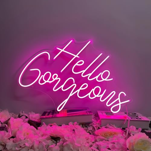 Image of Ulalaza LED Neon Sign Night Light for Wall Party Decor Bedroom Room Bar Wedding Home Birthday Art Decoration Christmas with USB Chain Light modulator 5v (lets party blue)