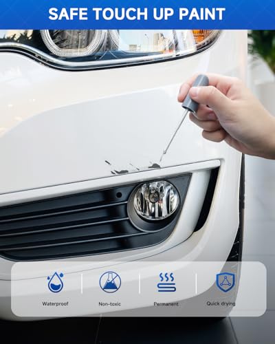 TESLAUNCH 085 Eminent White Pearl Touch Up Paint Compatible with Lexus Exact Match Touch Up Paint Car Scratch Repair