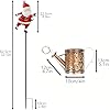 Christmas Solar Kettle Lights Garden Lawn Decorative Lights, Santa Solar Kettle Lights Outdoor Decor with Colorful LED Watering Can Design, Ideal for Festive Yard Decoration (Colorful Lights) #1