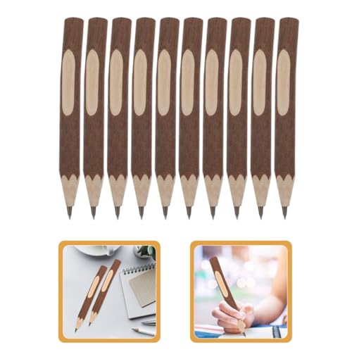 Lápices de Madera Natural VILLCASE 10 piezas 13 cm miniatura 6