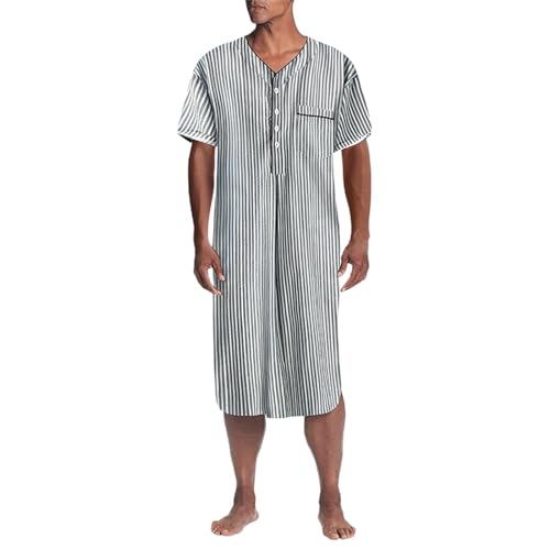 Thobe homme traditionnel vêtements nuit lin abaya dubaï boutons