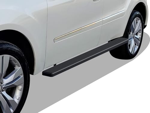 Estribos de acero inoxidable negro para SUV ML Benz miniatura 4