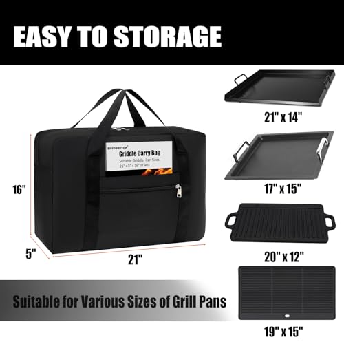 Bolsa para Parrilla Griddle Carry Bag 21x5x16 pulgadas miniatura 3
