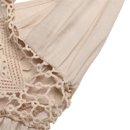 Robe dos nu avec nœud papillon col licou coupe trapèze - 6