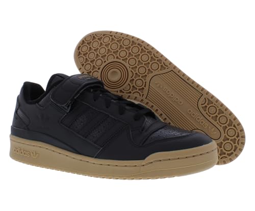 Image of adidas Originals Forum Low Shoes Men IE4787 (Black /Black /Gum), Size 11.5