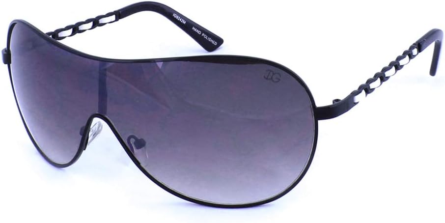 Aviators Oversized Temple Design UV Protection Shield Lenses Pilot Style