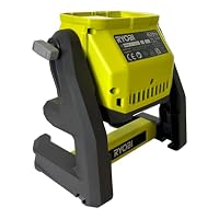 RYOBI 18 V ONE+ Akku-LED-Strahler RLFD18-0 (360° drehbarer Kopf, LED's mit 3 Leuchtstufen, 500, 1.100 und 1.800, kompakte Leuchte, ohne Akku und Ladegerät), Grün – Ansicht 6