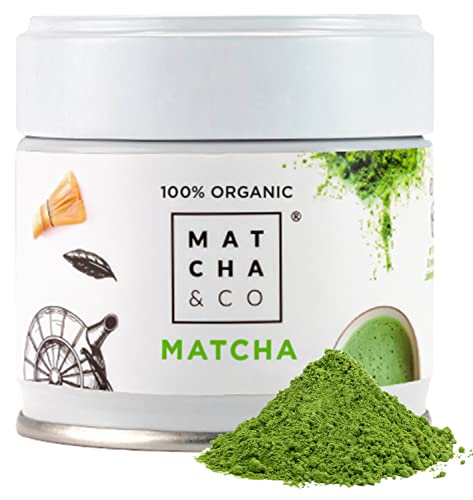 100% Organic Matcha Tea 30g [ceremonial grade]. Organic Green Tea Powder from Japan. Organic Matcha Tea. 100% Natural Matcha Green Tea.