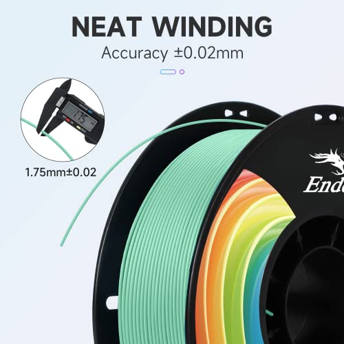 Image of Creality 3D Printer Filament, PLA Plus Filament 1.75mm Jade Green, PLA Pro Toughness Upgraded Dimensional Accuracy + /- 0.03mm, 1KG Spool(2.2lbs) Ender PLA+ Filament for Most 3D Printer