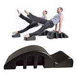 ♥ Die Pilates-Massagetisch ist eine große Pilates-Tool, das verwendet werden kann, um den Oberkörper, Schultern zu trainieren, zu stärken, Rücken und Beine, während die Korrektur und die natürliche Krümmung der Wirbelsäule wiederherzustellen.