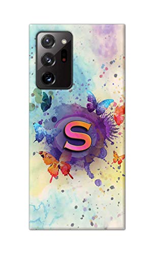 Image of PRINTFIDAA� Printed Hard Back Cover Case for Samsung Galaxy Note 20 Ultra 4G | Note 20 Ultra 5G Back Cover (Alphabet S) -2808