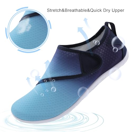 Image of Spesoul Womens and Mens Water Shoes Breathable Quick Dry Soft Barefoot Aqua Socks for Hiking Swim Beach Surf Yoga Sport