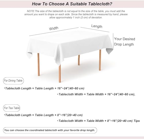 meioro Böhmische Tischdecke für Küche Dekoration, 140x260cm Makramee Tischtuch mit Quasten, Rechteckige Leinen Tischwäsche… – Ansicht 6