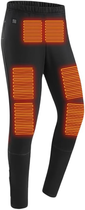 （13:00時点） [LIFESHINE] 電熱インナー ヒートインナーメンズヒートパンツ 裏起毛USB加熱ウェア電熱ウェア発熱 メンズ 防寒インナー 水洗い可 3段階調温 防寒 水洗い防寒着 プレゼントギフト父の日(バッテリー別売り)(パンツ単品ブラック3XL)