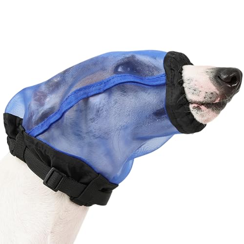 Uozonit Bozal suave para perro, transpirable, cómodo, bozal para perros de tamaño mediano, para cachorros que muerden ladridos, entrenamiento de ladridos, beber masticar