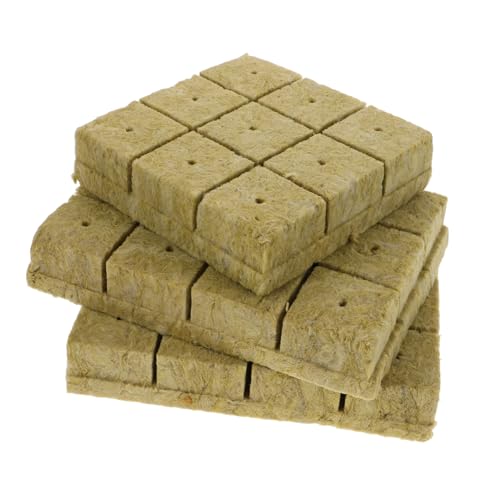 BESPORTBLE Hydroponische Steinwolle Anzuchtwürfel Pflanzen Nährmedium Für Stecklinge Keimung Wiederverwendbar Mit Hoher Wasserspeicherung Für Bodenlose Pflanzenanzucht